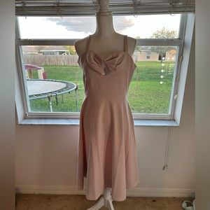 Dress The Population Pink Dress Large